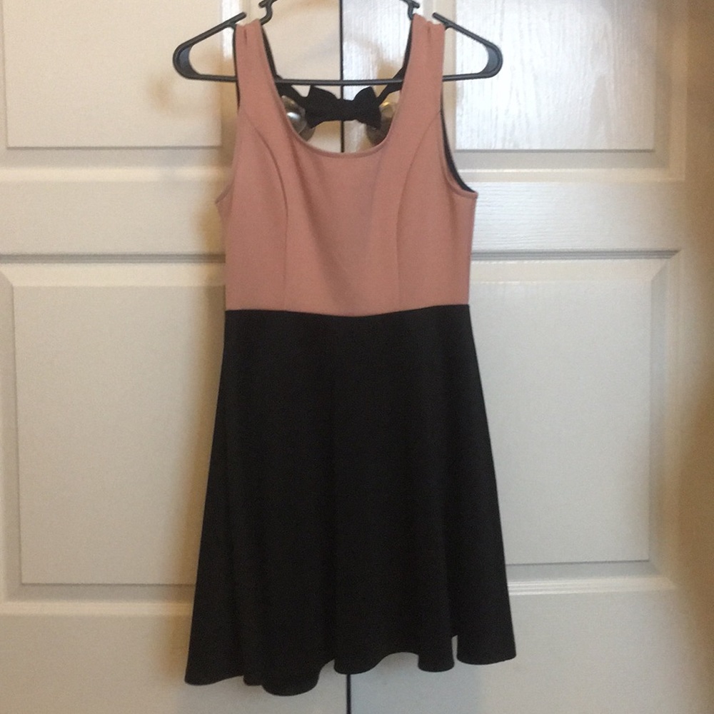 cute dress black and rose in color.
